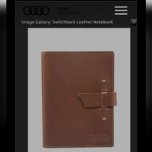Audi Leather Switchback Journal/Notebook